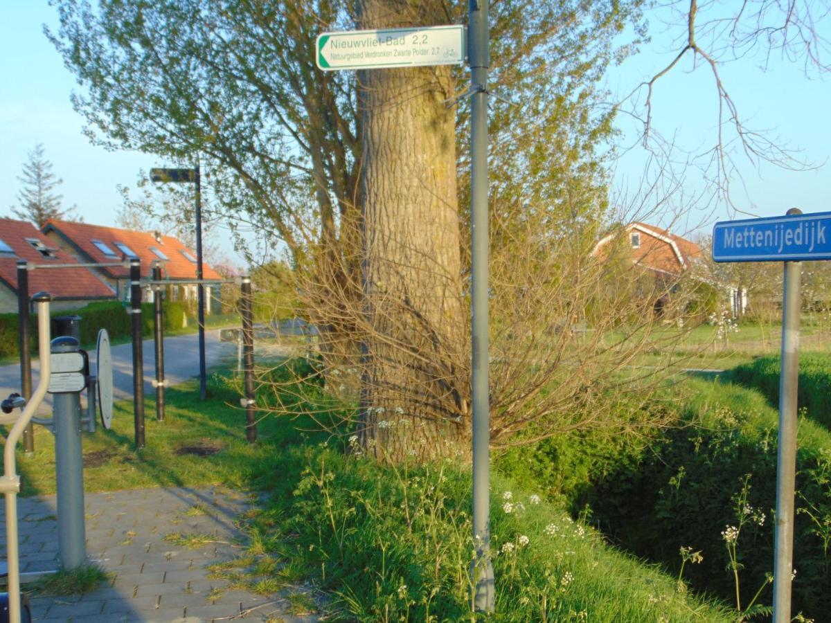 Polderhuis Voor 8-10 Personen Aan Zee Nieuwvliet Exteriör bild