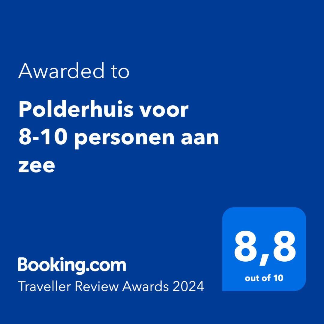 Polderhuis Voor 8-10 Personen Aan Zee Nieuwvliet Exteriör bild